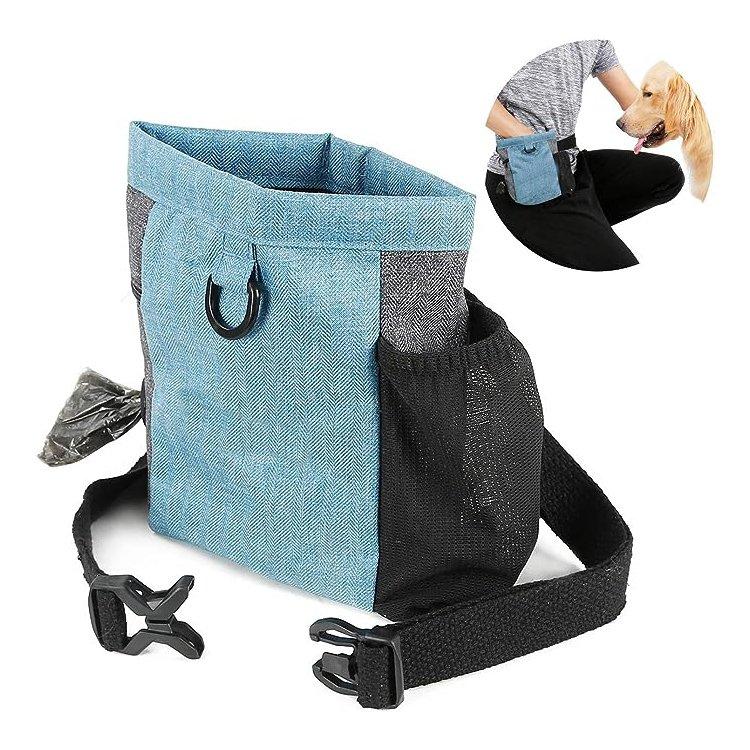 Dog Treat Pouch with Adjustable Waist Belt