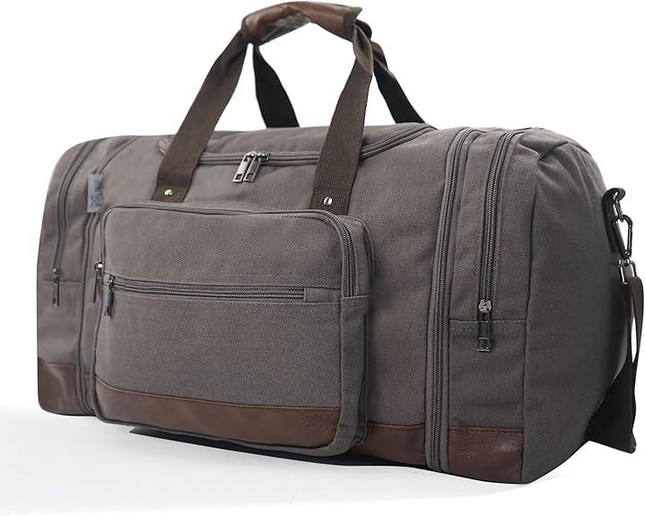 Men Large Capacity Travel Bag Crossbody Bag Weekend Duffel Bag Men Shoulder Messenger Bag Canvas Handbag