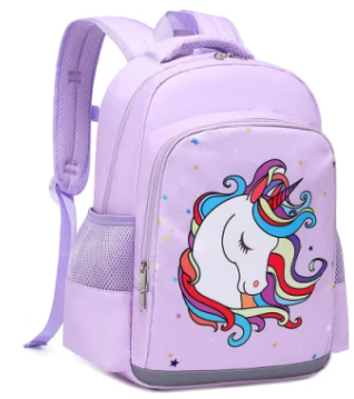 Unicorn Kids Backpack with Lunch Box Preschool Girls School Backpack Bag