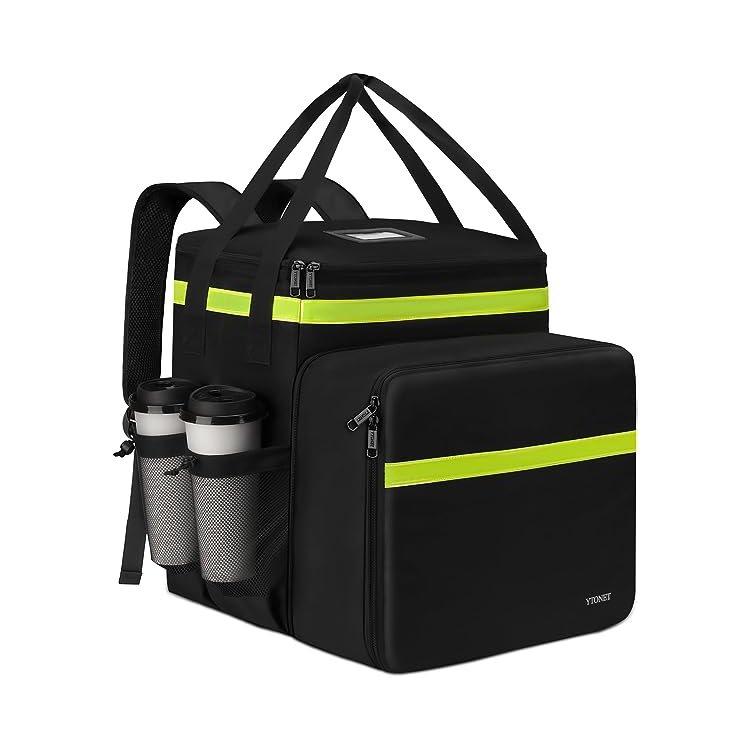 Food Delivery Backpack Expandable Insulated Food Delivery Bag