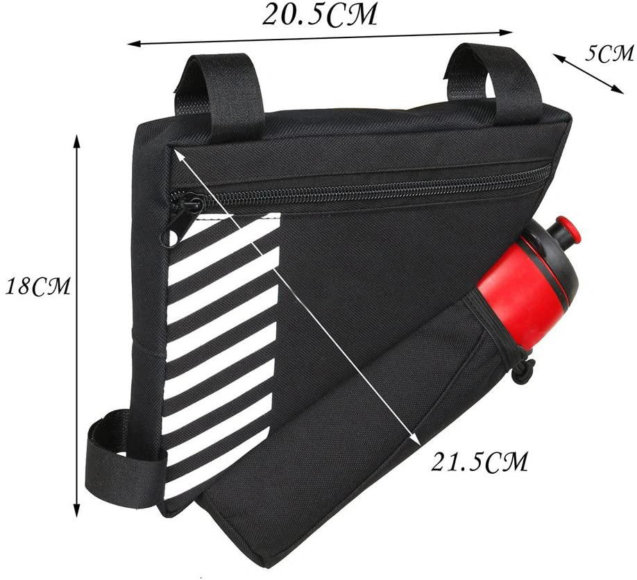 Bicycle Bike Storage Bag Triangle Saddle Frame Pouch for Cycling