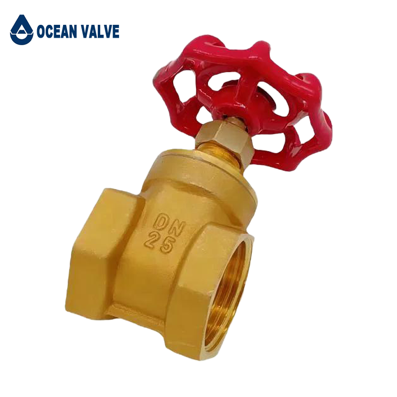 Made in China Shock Resistant Delicate Threaded Brass Gate Valve