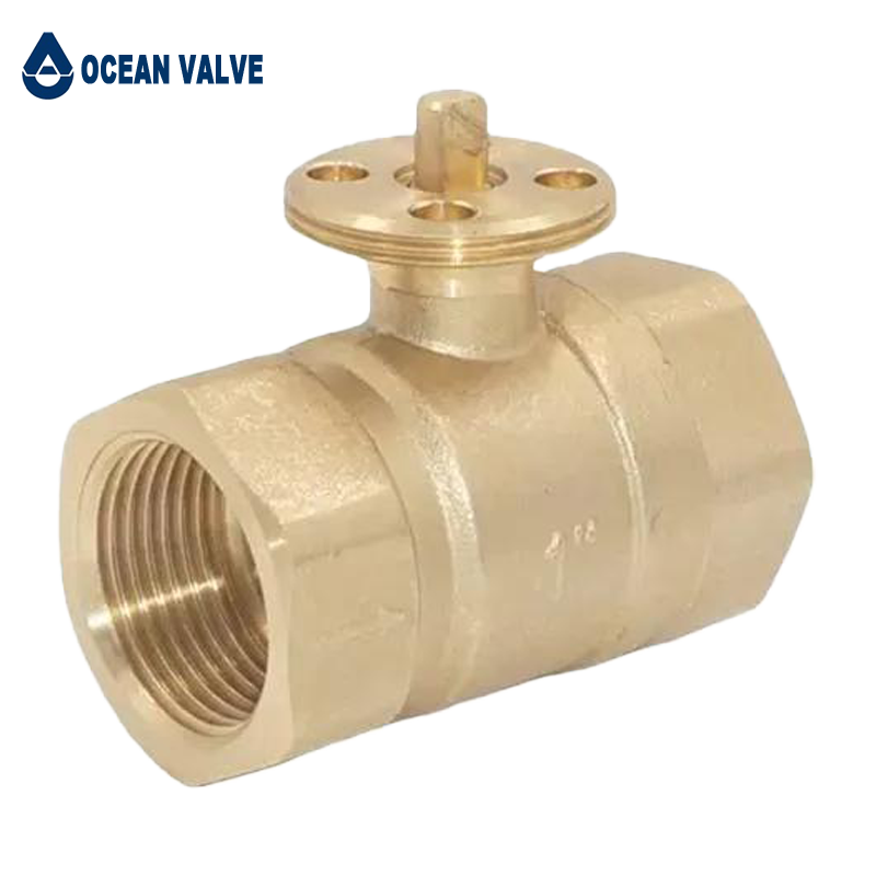 Fast Running 2-Way DN20 Electric Flow Control Ball Valve