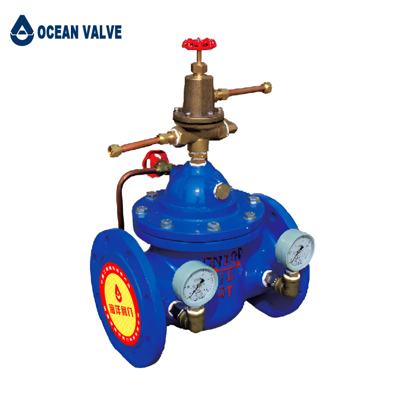 Ductile Iron Flange Differential Pressure Bypass Balancing Valve Water Control Valve