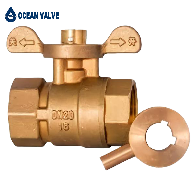 Haq11f-0111 Double Anti-Theft Ball Valve 16t