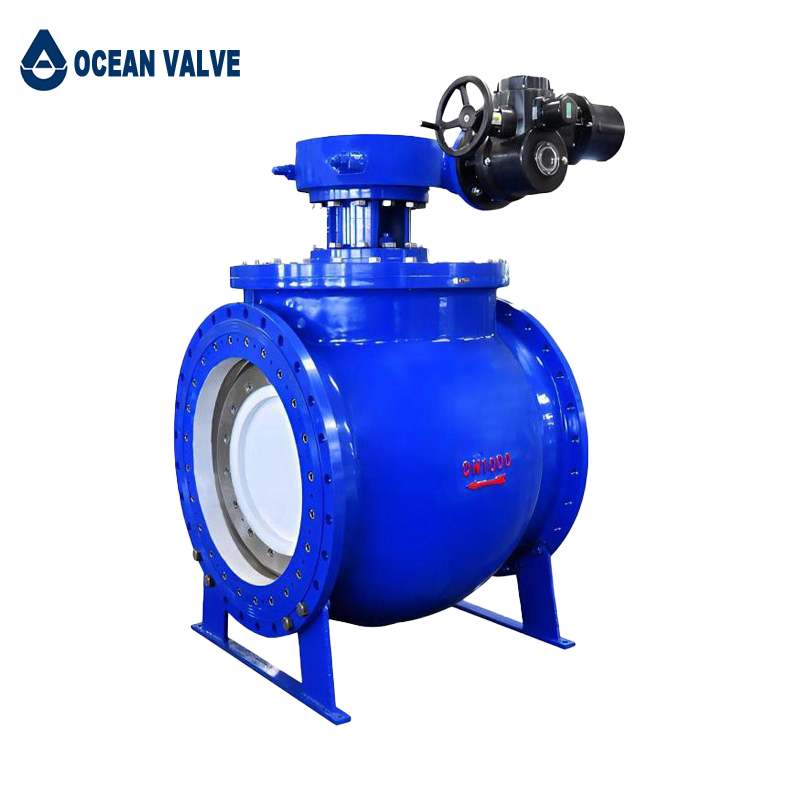 Hapq Top Mounted Flanged Eccentric Half Ball Valve