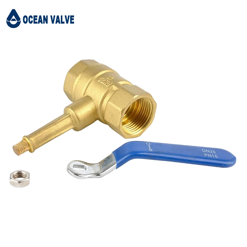 Brass High Pole Ball Valve with Pressure Resistance