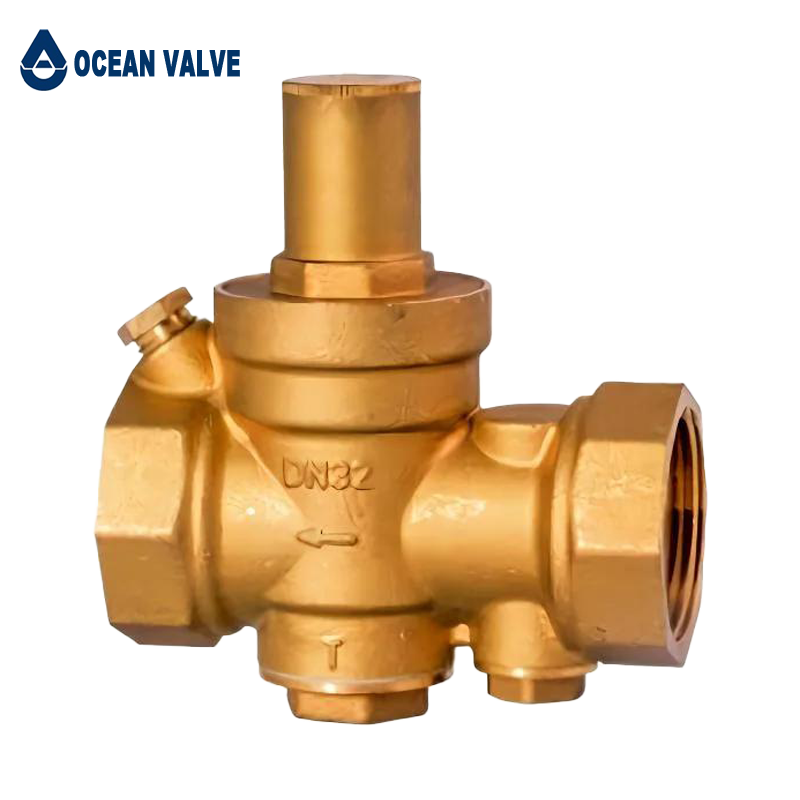 China Factory Brass Female New Type Piston Pressure Reducing Valve 16t