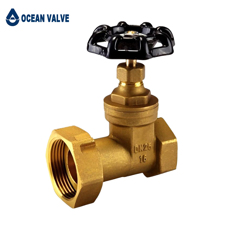 Economical Durable Two-Way Flow Manual Rotary Brass Water Meter Gate Valve