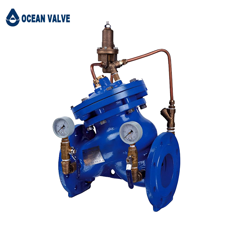 Diaphragm Adjustable Pressure Reducing Valve with Ductile Iron