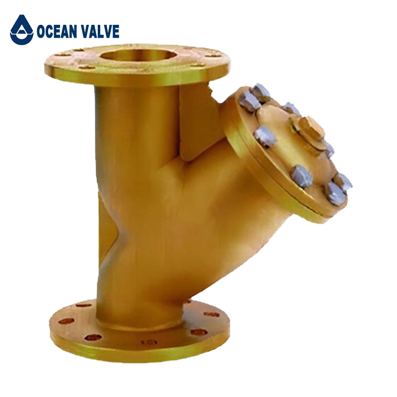 Factory Customization Brass Flange Filter Gl41-16T