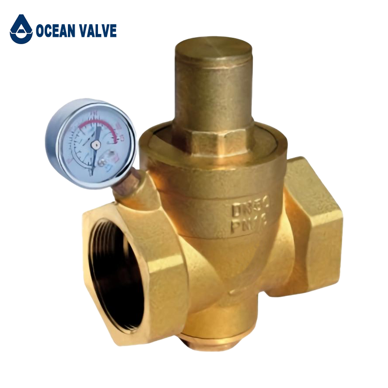 Advanced and Easy to Use Brass Pressure Reducing Valve with Meter