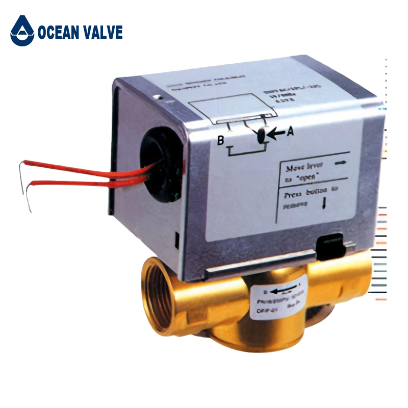 High Quality Best Prices Brass Motorized Valve for HVAC