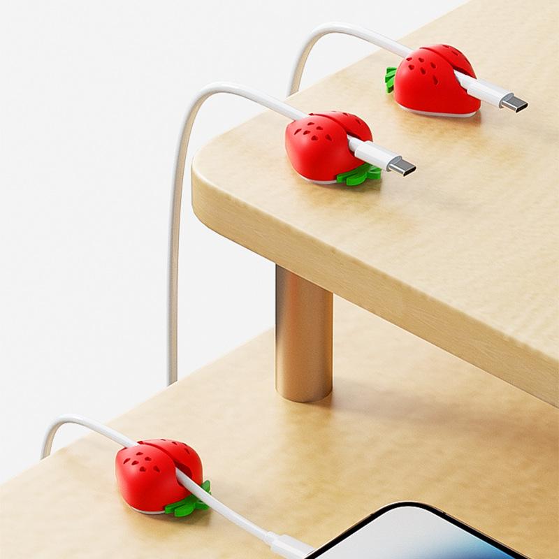 Strawberry cable clip