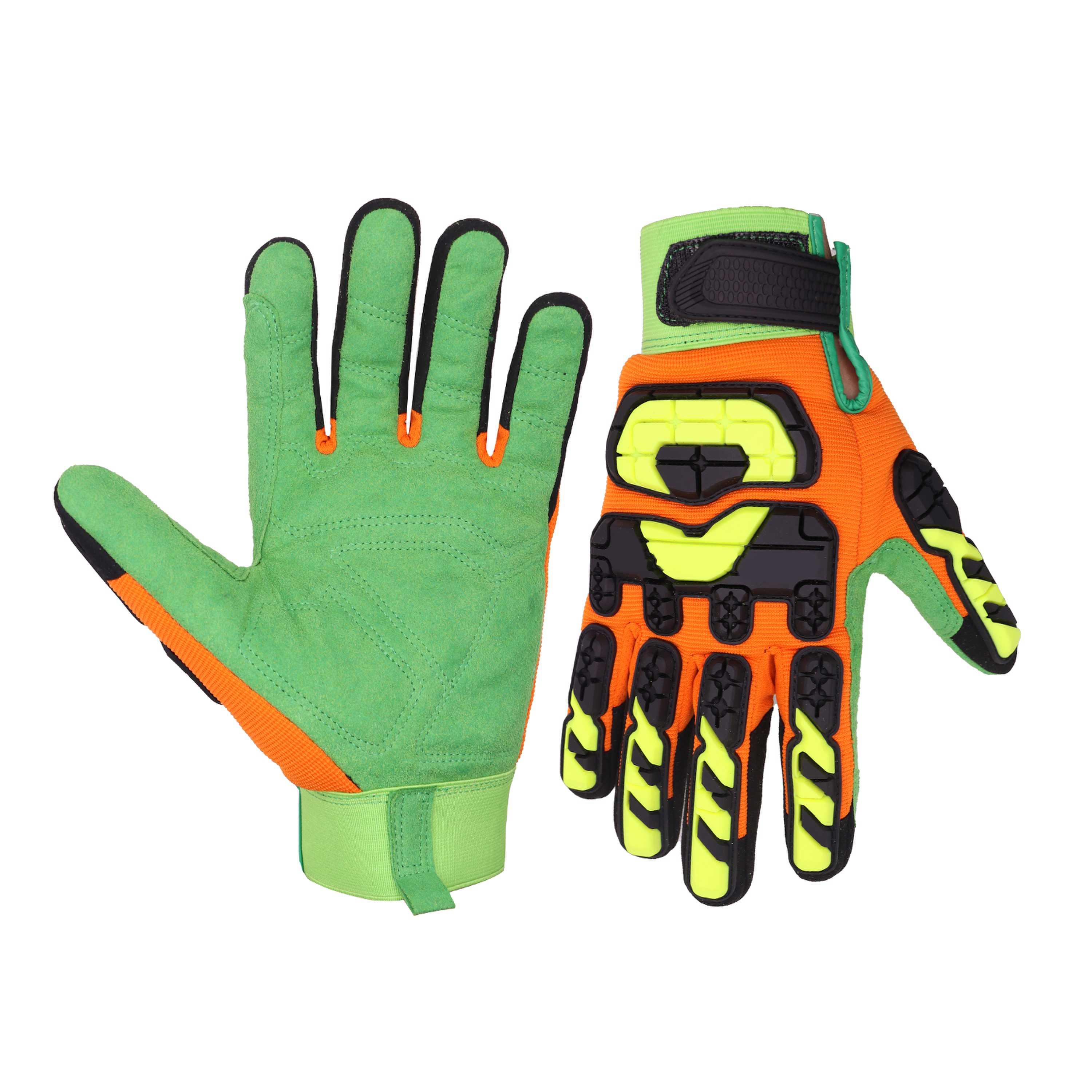 H687 PRISAFETY High Impact Resistant Mining oil and gas safety rigger working glove cut 5 hand safety gloves work