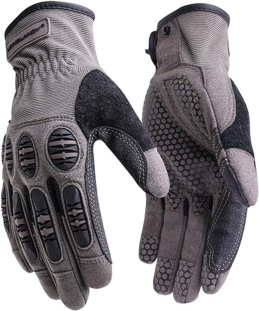 General Utility Work Gloves TPR Impact Reducing Non-Slip Breathable 6120