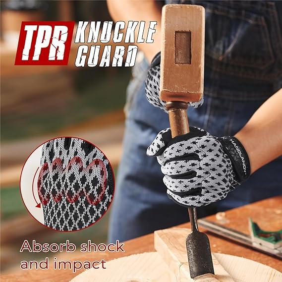 3D Flyknitting Flexible & Breathable Mechanics Gloves 6248 (5)