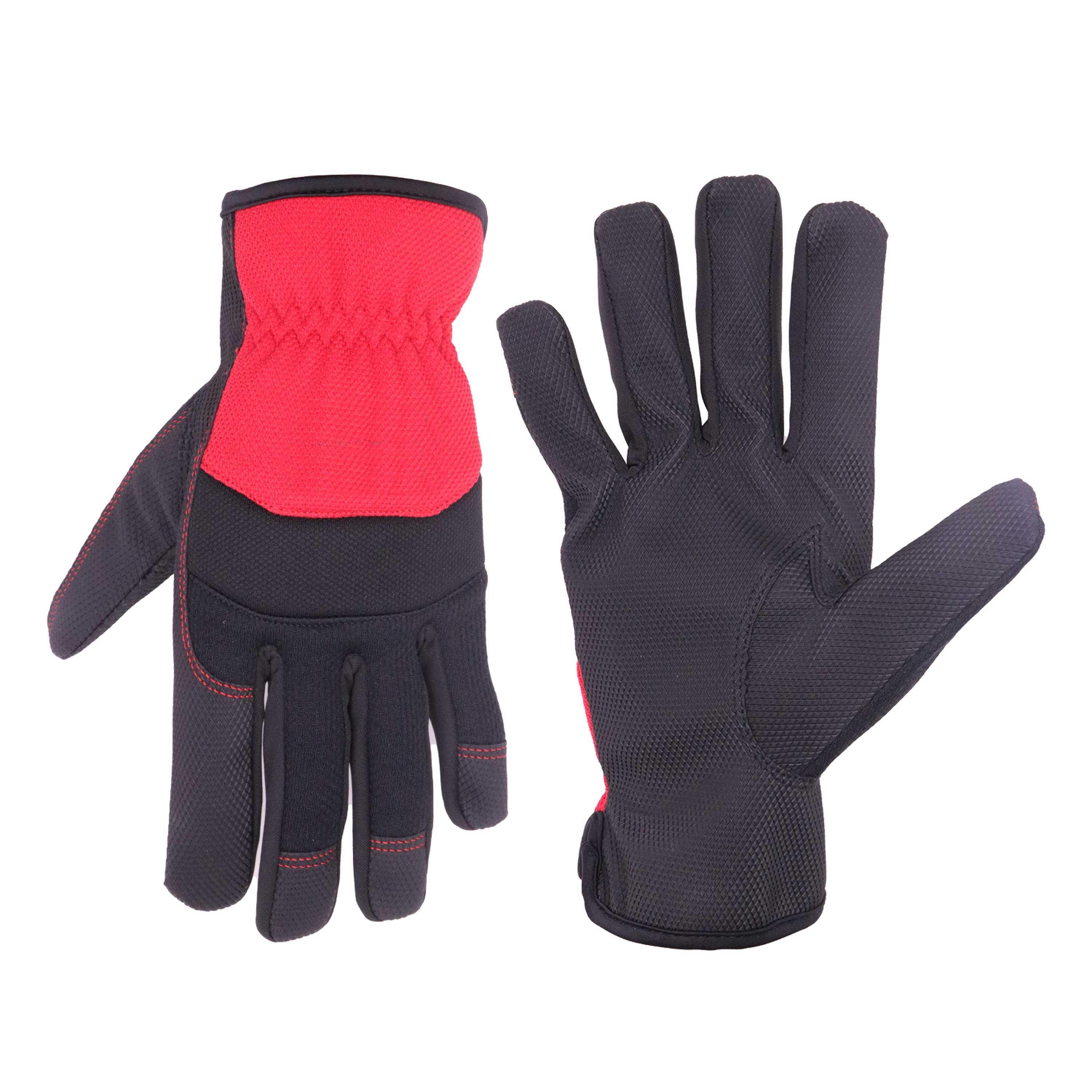 6126 PRISAFETY PU Fabric Palm Non Slip Bike Hand riding racing Cycling motorcycle Sport Gloves
