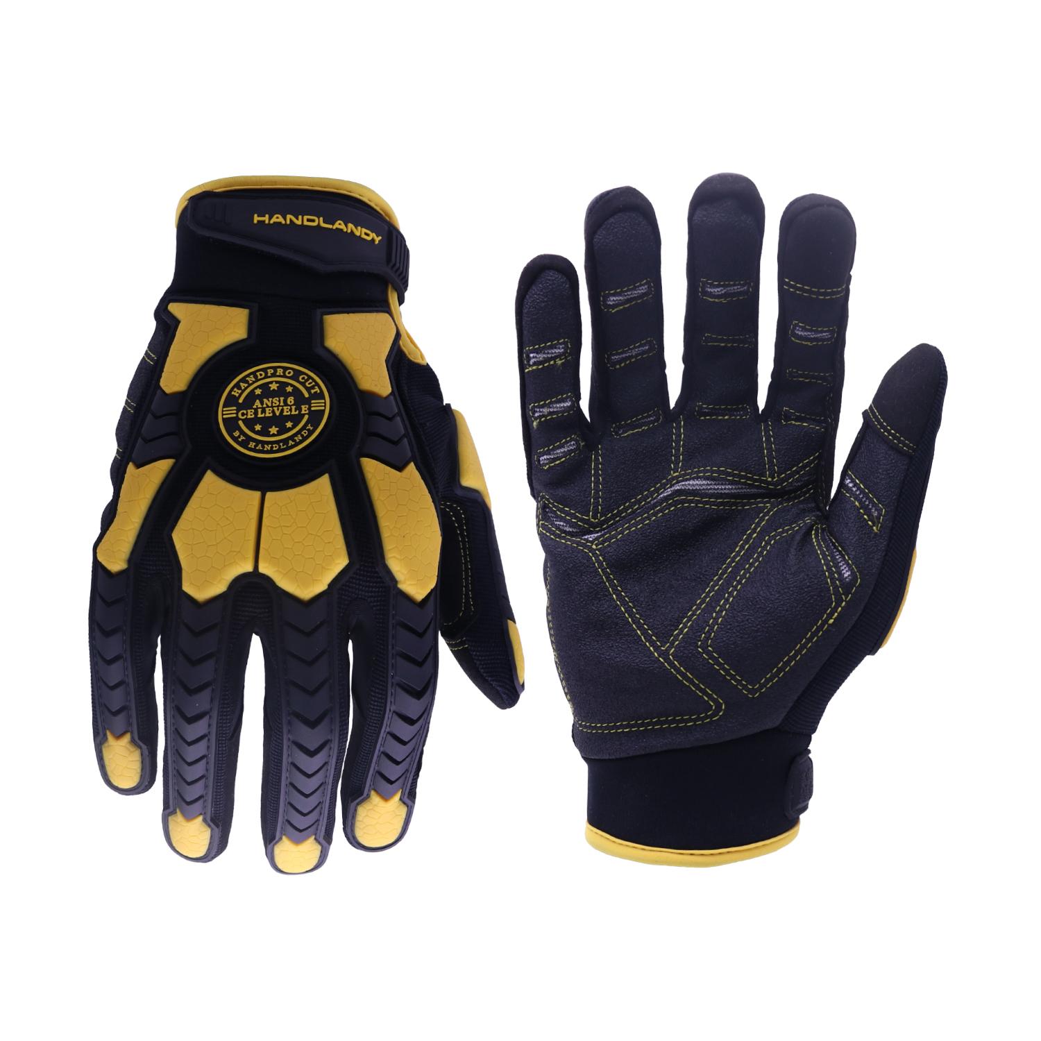 PRI Impact Heavy Duty Work Gloves Safety Impact Gloves H688