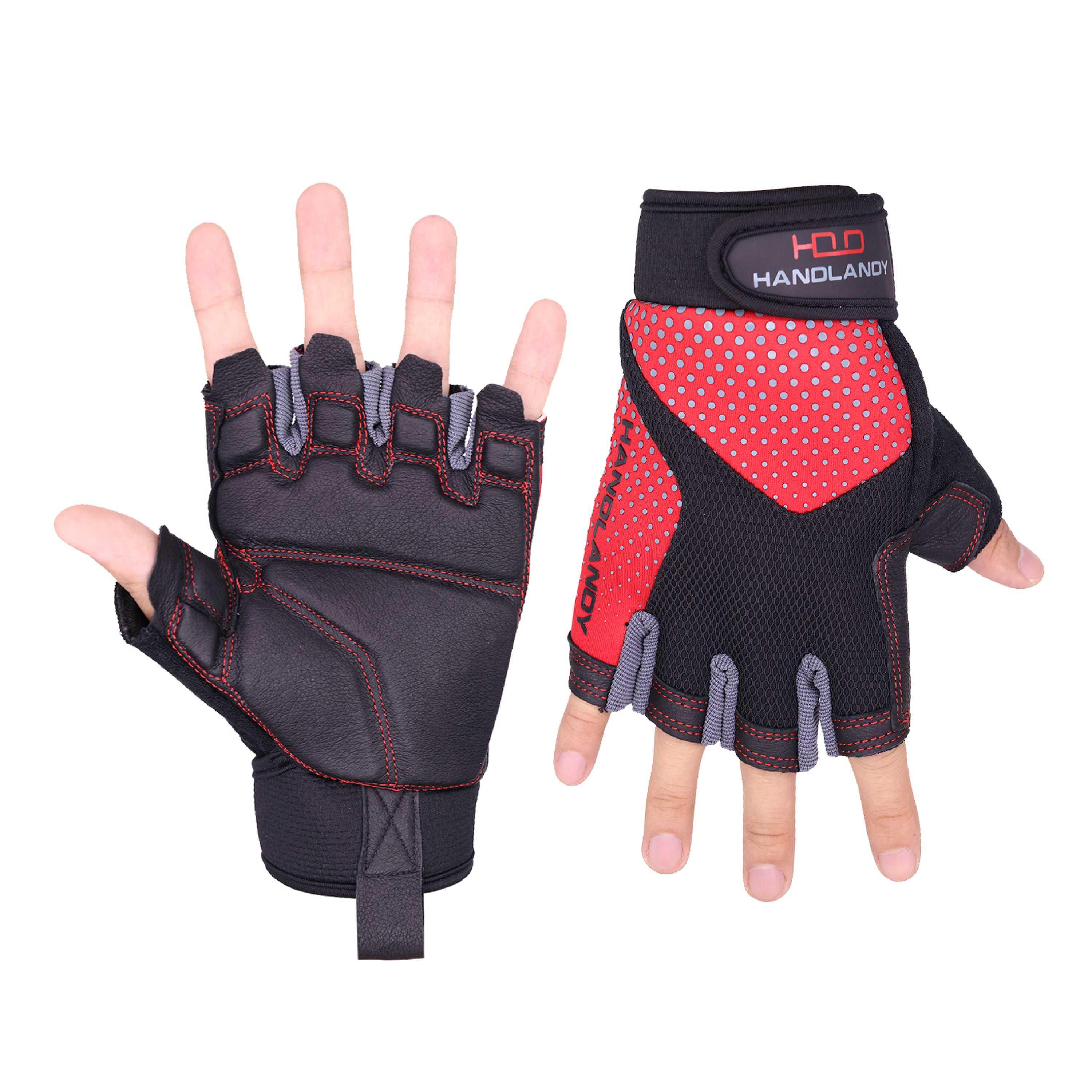 6103 PRISAFETY half finger sport winter riding motorbike racing leather motor motorcycle biker bike hand gloves