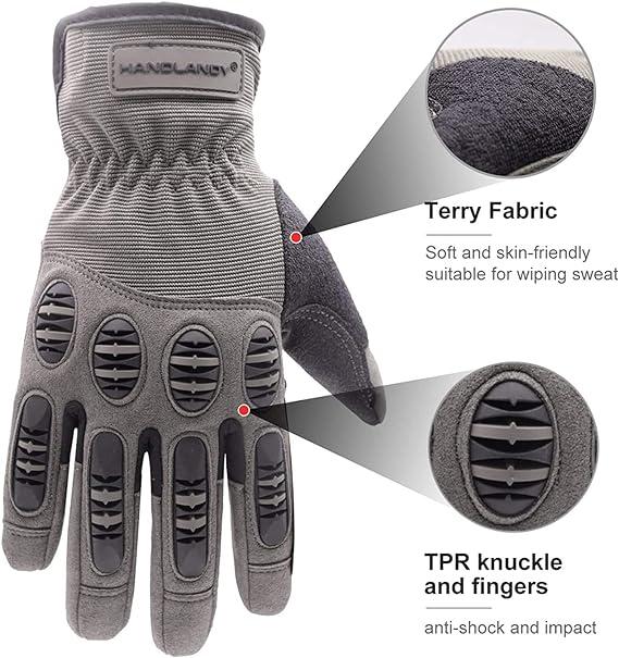 General Utility Work Gloves TPR Impact Reducing 6120 (3)