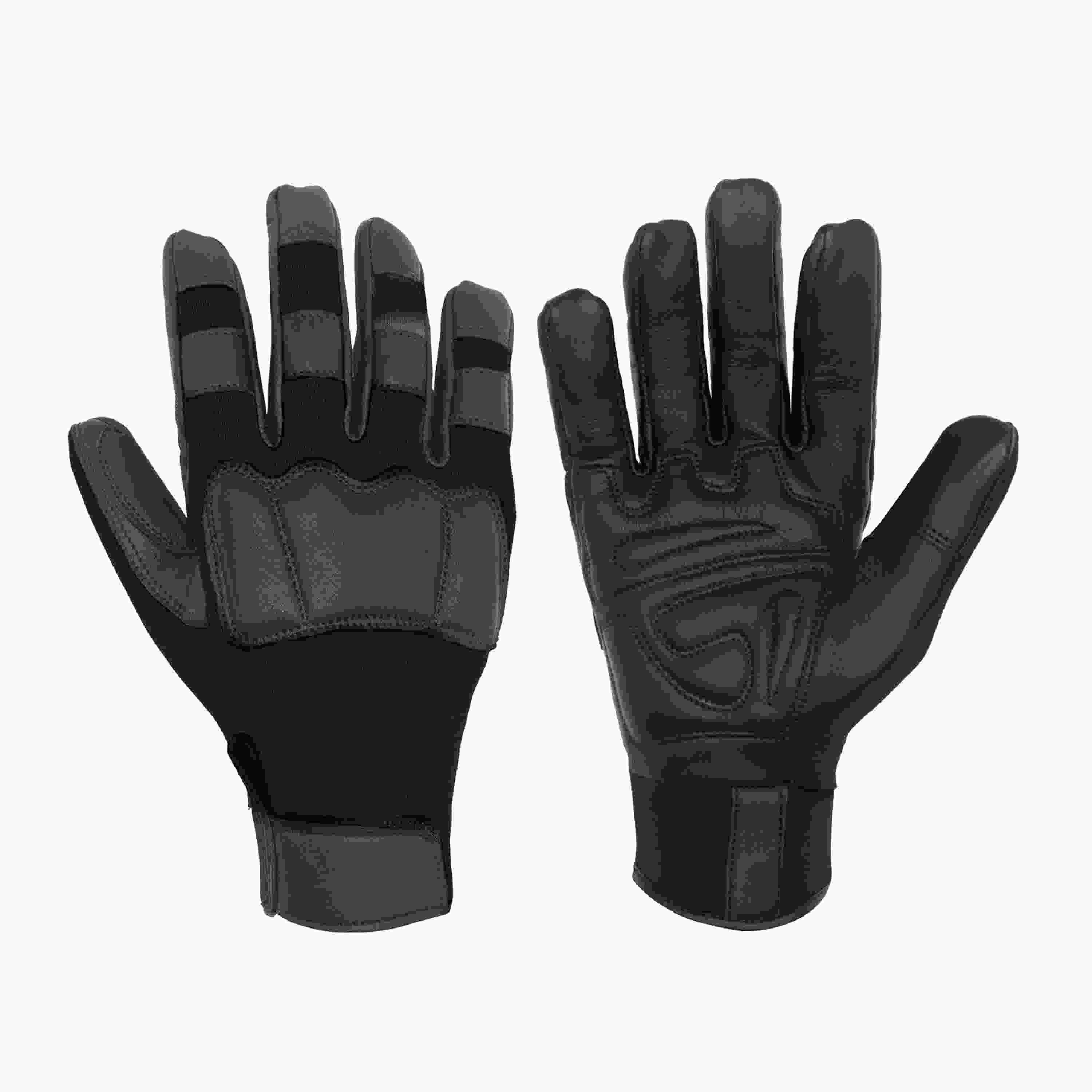 S700 PRISAFETY Full Finger Black Goatskin Leather Outdoor Hunting Fire Resistance Tactical Military Gloves