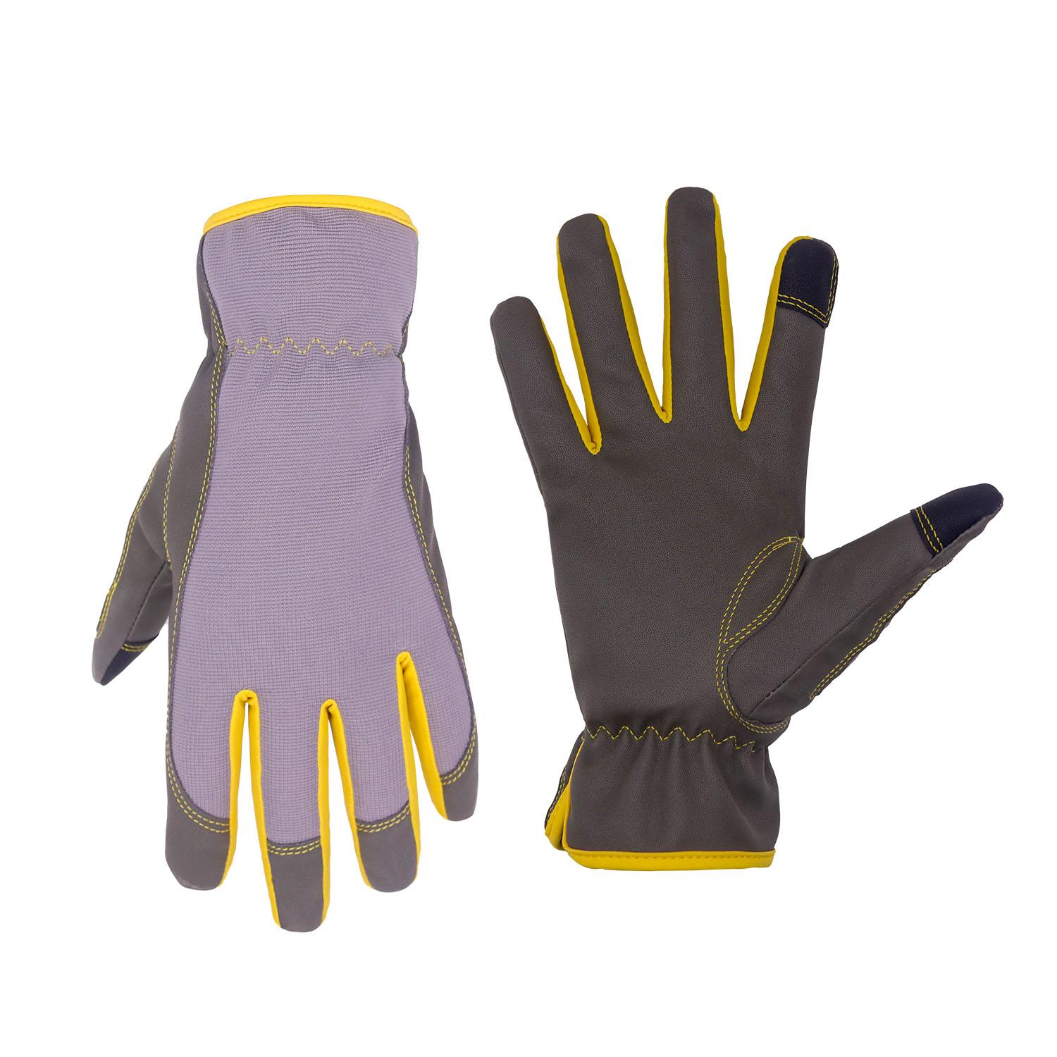 6175 PRISAFETY PU fabric touch screen fingertips Wear - resistant waterproof working gloves safety gloves work