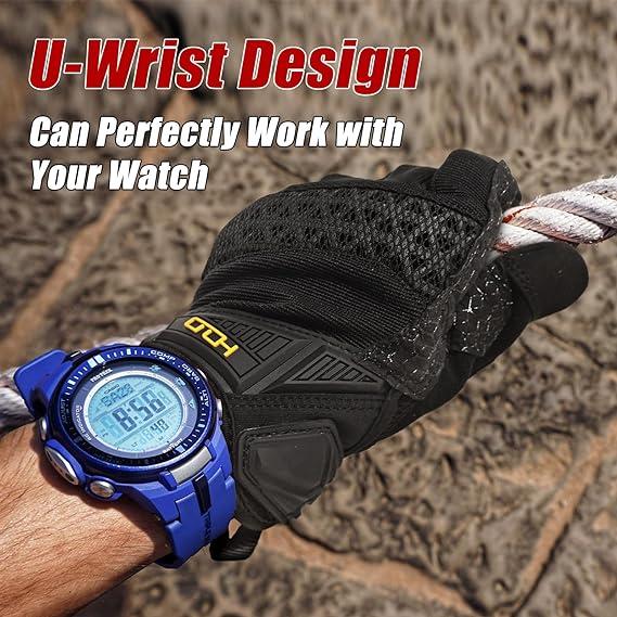 Touchscreen Utility Mechanics Gloves for All-Purpose 6253 (4)