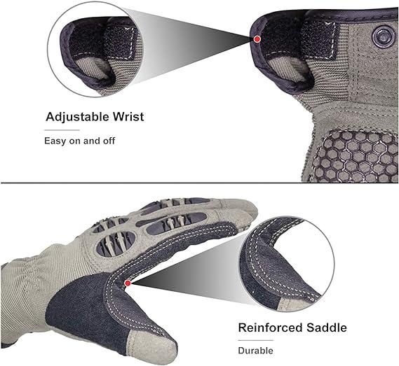 General Utility Work Gloves TPR Impact Reducing 6120 (2)