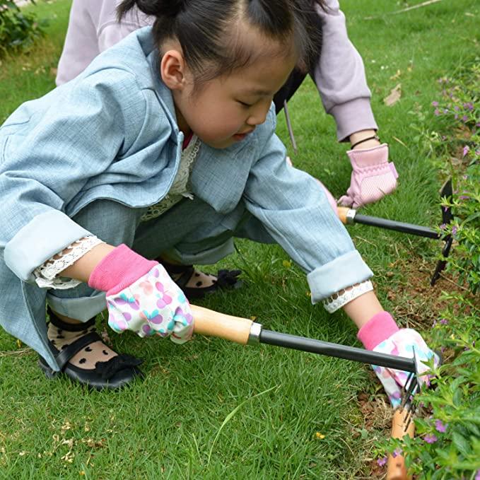 509394 Kids cotton Gardening gloves (6)