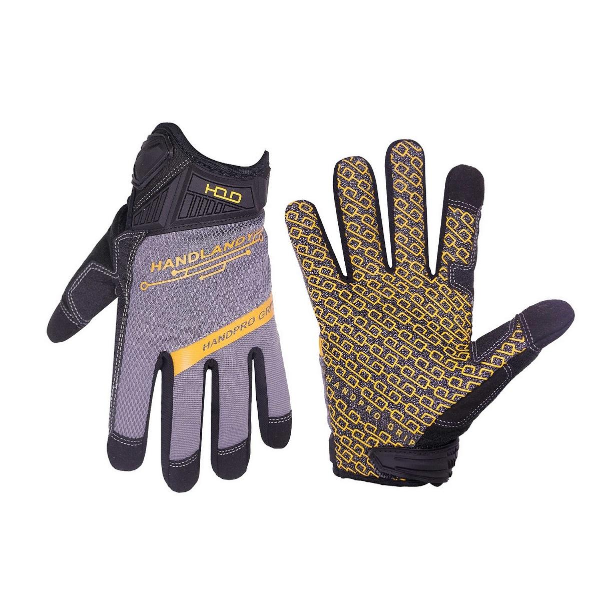 6135 PRISAFETY Work Gloves with Grip Mechanic Working Gloves Touchscreen cut resistant Work Gloves