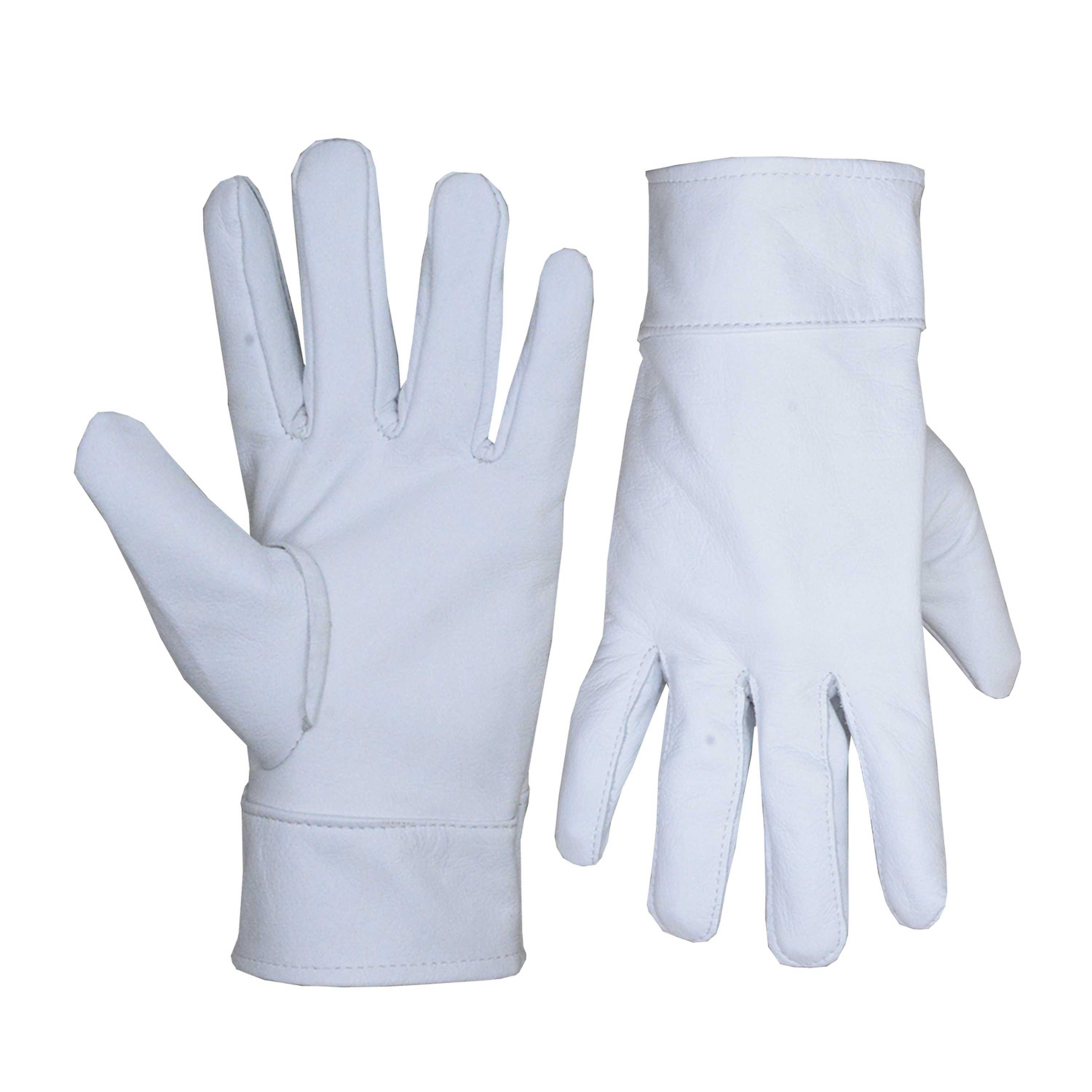 1286 PRISAFETY Cowhide Leather Garden Gloves white ladies women female gardening glove puncture resistant gloves