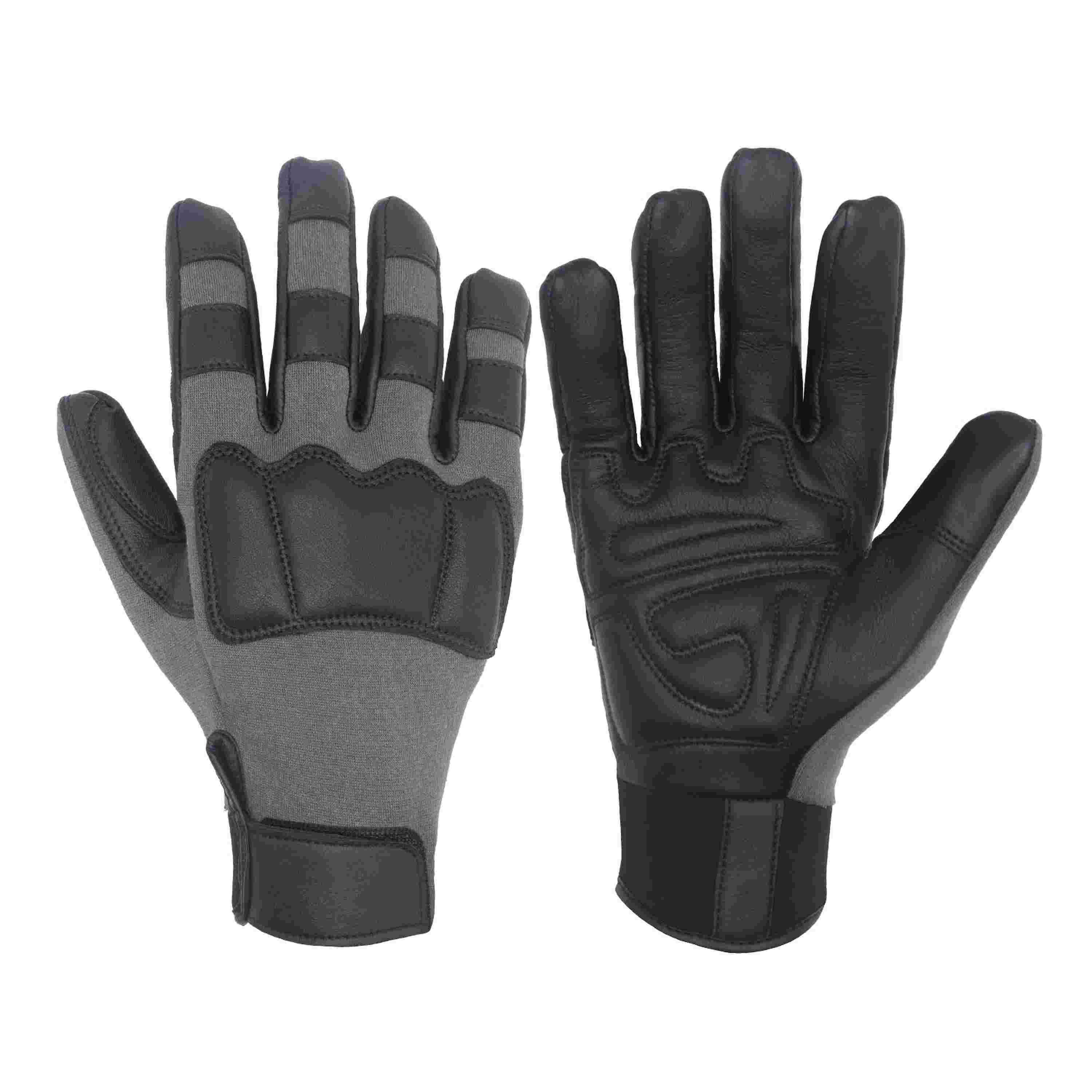 S699 PRISAFETY HIGH Dexterity goatskin foam padded knuckle tactical gloves hunting leather gloves