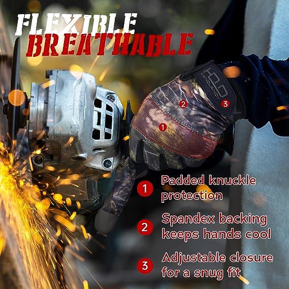 6254 Touchscreen Multi-Purpose Use Tactical Gloves (5)